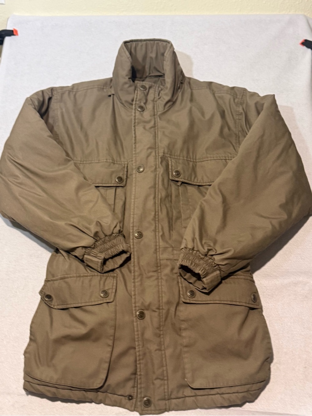 Field & Stream Gordon Men's Insulated Field Jacket - Size Large Green / Brown